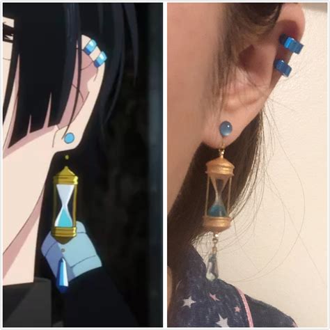 66 (55% off) <b>Vanitas</b> <b>Earring</b> Handmade Case Study of <b>Vanitas</b> no Carte Inspired Blue Moon Hourglass Drop Dangle Cosplay <b>Earrings</b> Jewelry Anime Jewellery (63) $21. . Vanitas earring